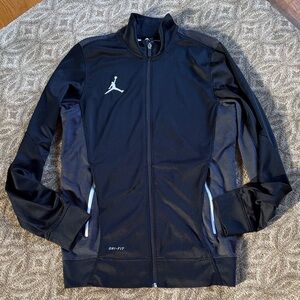 Nike Black Jumpman Performance Jacket with White Accents